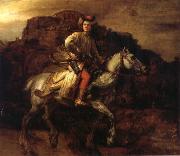 REMBRANDT Harmenszoon van Rijn The Polish Rider oil on canvas